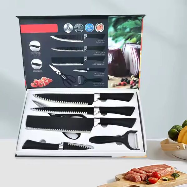 Zepter Kitchen Knife Set 6 Pcs Set-Black