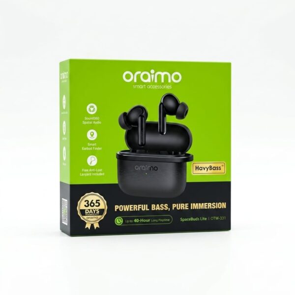 Oraimo SpaceBuds Lite Bluetooth 5.4 True Wireless Earbuds (OTW-324)