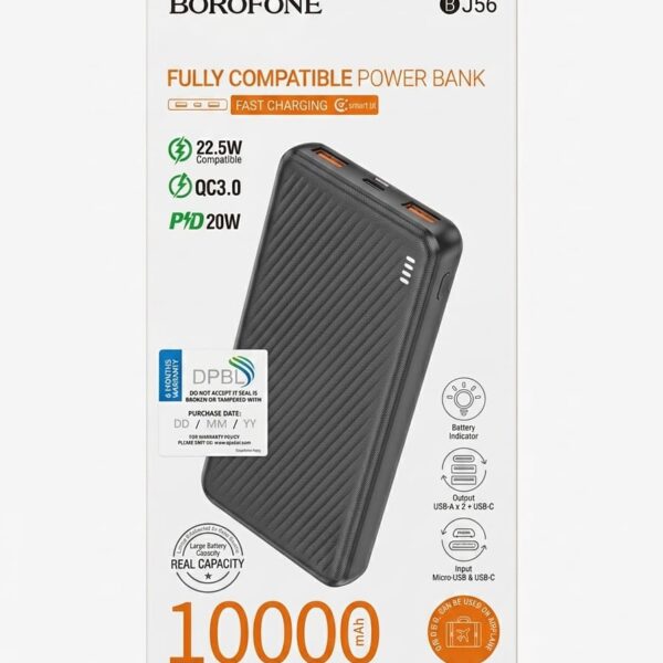 Borofone BJ56 22.5W 10000mAh QC Power Bank