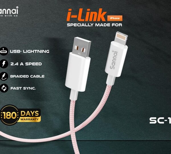 Sannai SC-19 USB To Lightning Cable – For IPhone